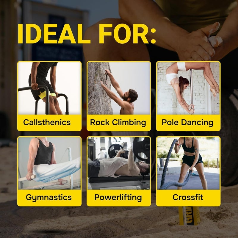 GRIPZILLA Liquid Chalk Kit Gym Chalk for Weight Lifting, Rock Climbing, Pole Grip, Bouldering, Powerlifting, Ball, Gymnastics, Sports, and Workout- Cheer Chalk - Package May Vary - Image 3